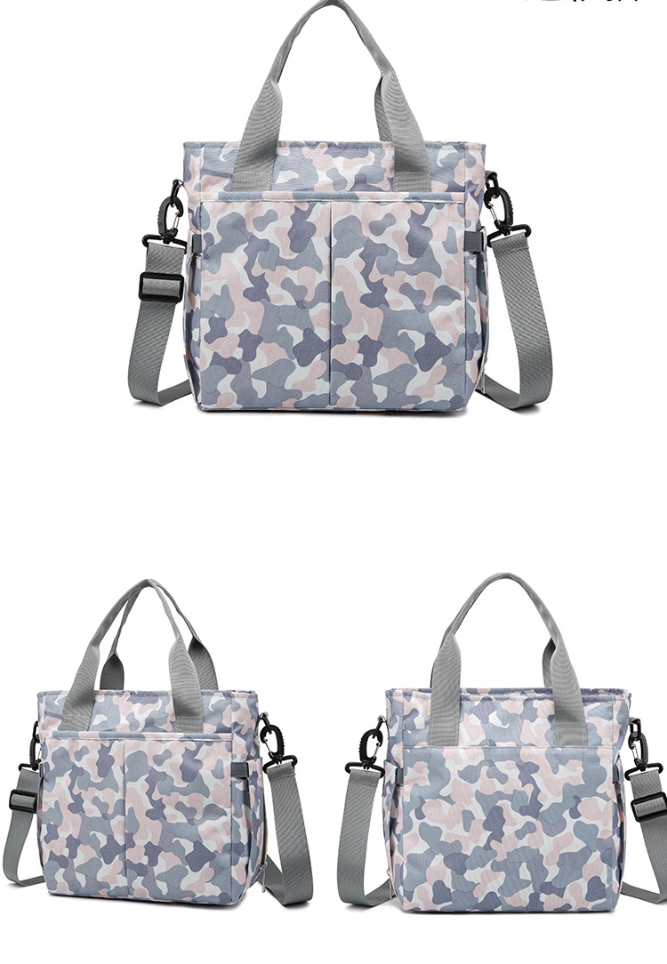 ODM OEM Oxford Multi Functional Nappy Shoulder Hand Bag 27*15*25cm