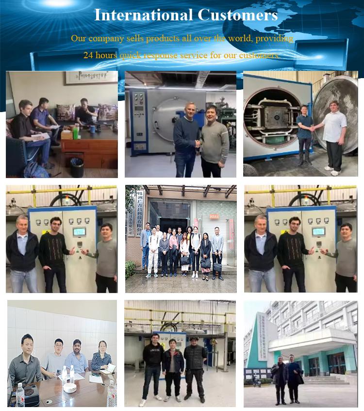 High Accuracy Continuous Carbonization Furnace Stainless Steel Induction Furnace Medium Frequency