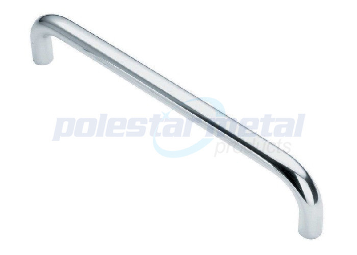 Steel Decorative Furniture D Pull Handle 96mm CC For Kitchen Door