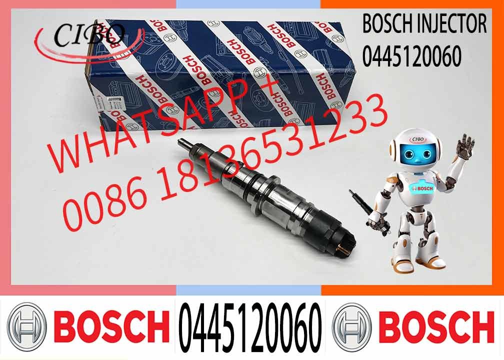Diesel Injector Nozzles 0445120060 Diesel Common Rail Fuel Injector for Cummins Engine 5263321