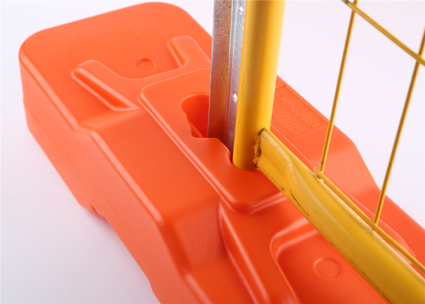 600 x 220 x 130 mm HDPE temporary fencing Base for Construction Fence Panels UV 10 Treated 5 Year No Color Fading