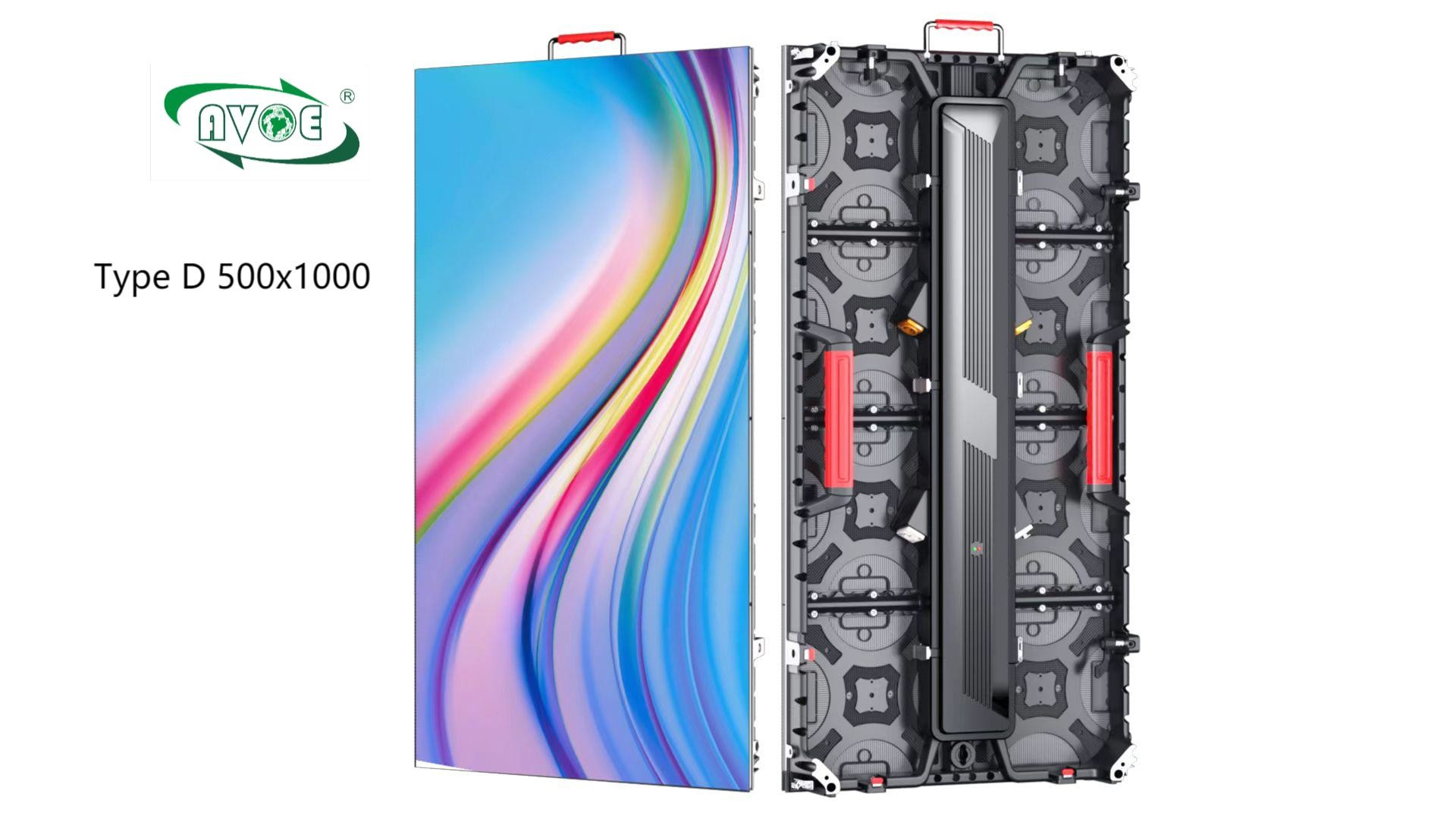 Commercial rental LED Screen P4.81 Rental LED Panel 3840Hz cabinet 500x1000mm