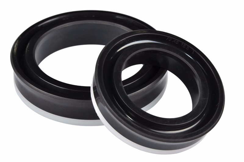 ISO9001 Hydraulic Piston Seals Friction Resistant For Excavator E312B E200