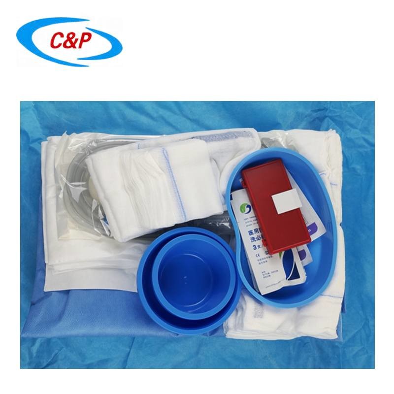 Medical C Section Surgical Fenestrated Drape With Adhesive