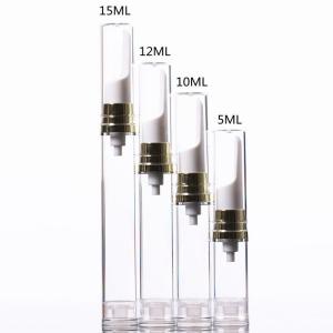 China Essence Eye Cream Airless Makeup Pump Wear Resistant Empty Plastic Bottles wholesale