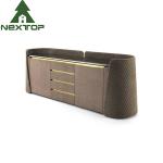 75 Inch TV Stand Set Modern Metal Luxury Room Furniture Marble Top Storage