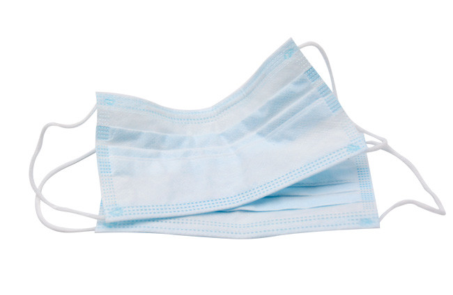 Non Woven 3 Ply Disposable Earloop Face Mask Multi Layered Stereo Design