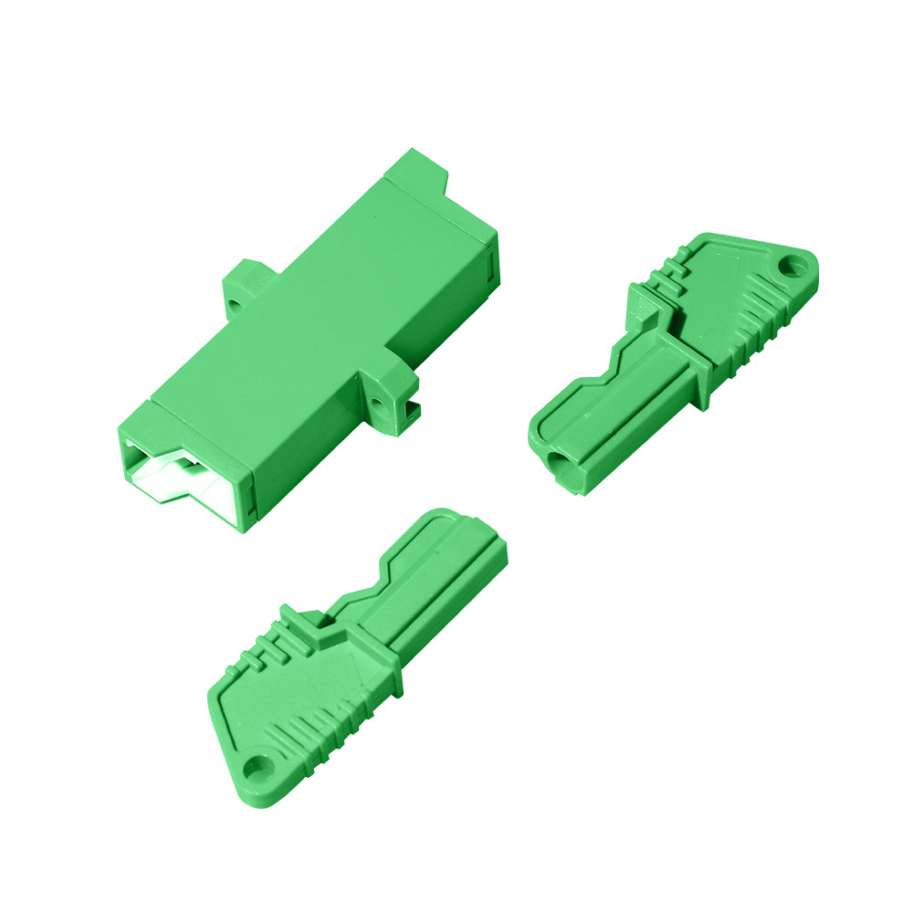 G657A2 E2000 APC Fiber Optic Pigtail LSZH Jacket Spring Loaded Shutter