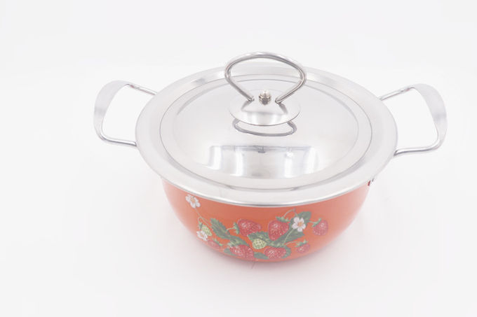 6pcs Outdoor cookware set stainless steel casserole cooking pot non stick saucepan