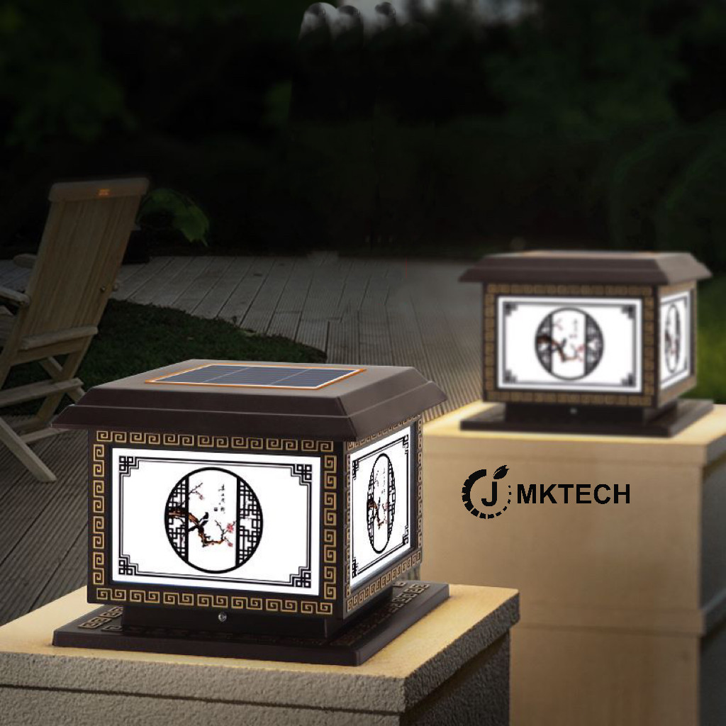 Moisture Proof Solar Pillar Light 12W Solar Outdoor Column Lights For villa garden