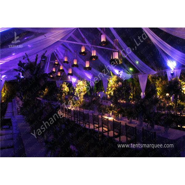 Transparent PVC Fabric Cover Outdoor Luxury Wedding Tents with Aluminum Frame