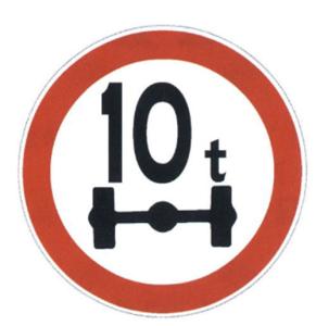 China Limit height, width, mass, axle weight signs wholesale