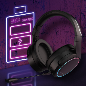 X6 Pro Active Noise Cancelling Gaming Headset Wireless For PC And Mobile Phone