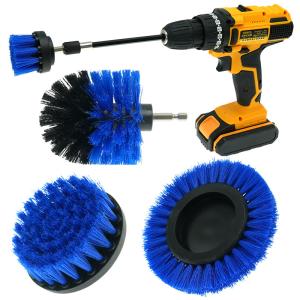 China Electric Drill Scrub Brush Kit 5Pack For Shower Tile wholesale