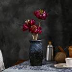 Rare Red Artificial Succulent Ornaments Flowers For Pub