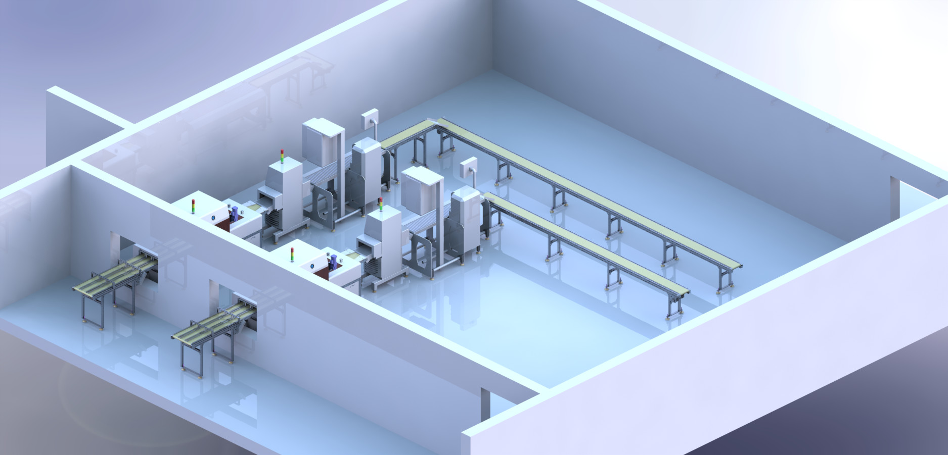 Industrial Food Vacuum Packaging Machine Leak Proof Modified Atmosphere Packages