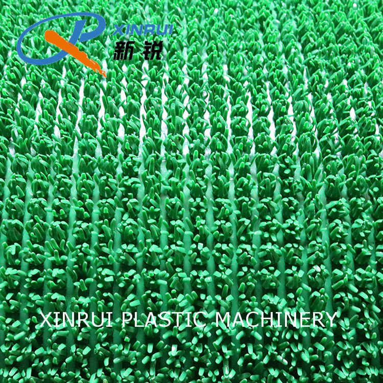 PE Grass Turf Mat Plastic Grass Mat Making Machine