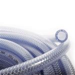 Flexible PVC Transparent Braided Reinforced Hose Polyester Fiber Braided