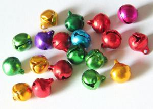 China supply colorful small aluminium jingle bells ornament for gift box, Christmas or toy decoration wholesale