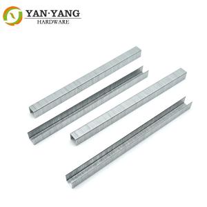 China Furniture hardware length 10 mm 22 gauge upholstery staples 7110 wholesale