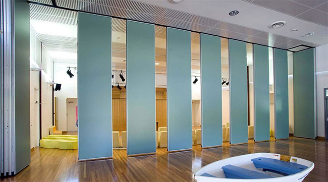65mm Thickness Folding Modular Partition Wall For Restaurant