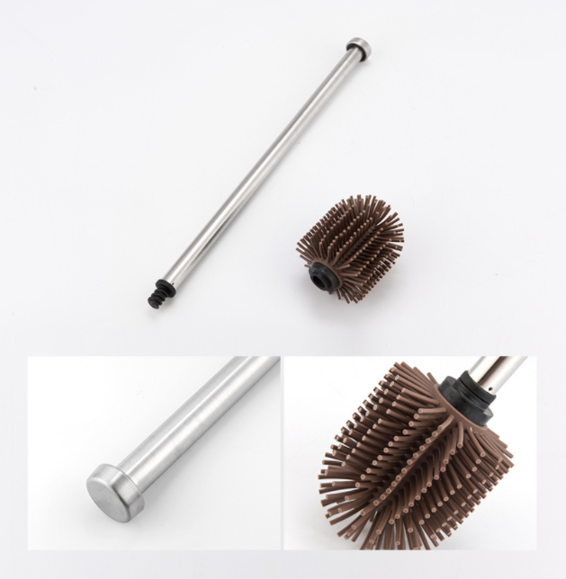 Long Handle Cleaner Toilet Brush Set High Performance 42.5 X 7 Cm