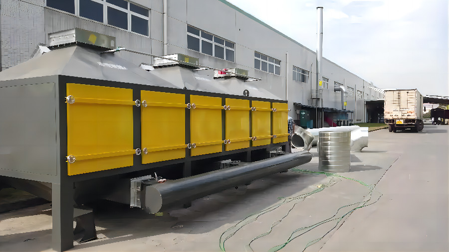 Industrial Vocs Organic Waste Gas Treatment Equipment Dry Filter + Activated Carbon Adsorption + Co Catalytic Combustion