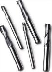 High Precision Carbide Flat End Mill Metal Milling Bits Abrasion Resistance