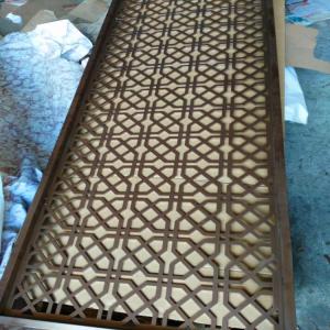 China hot sale aluminium decorative wall panel metal perforated aluminium screen partition wholesale