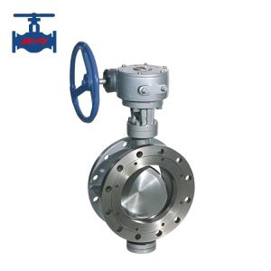 China Stainless Steel 304 316 CF8 CF8M Triple Offset Butterfly Valve Flanged High Performance wholesale