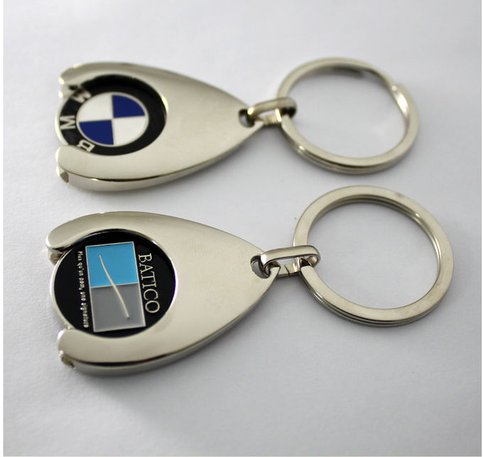 heart shape keychain , stone keychain , keychain with faker stone , Trolley coin keychain