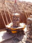 KP400S Hydraulic Square Concrete Pile Breaker , Max 400mm Pile Diameter