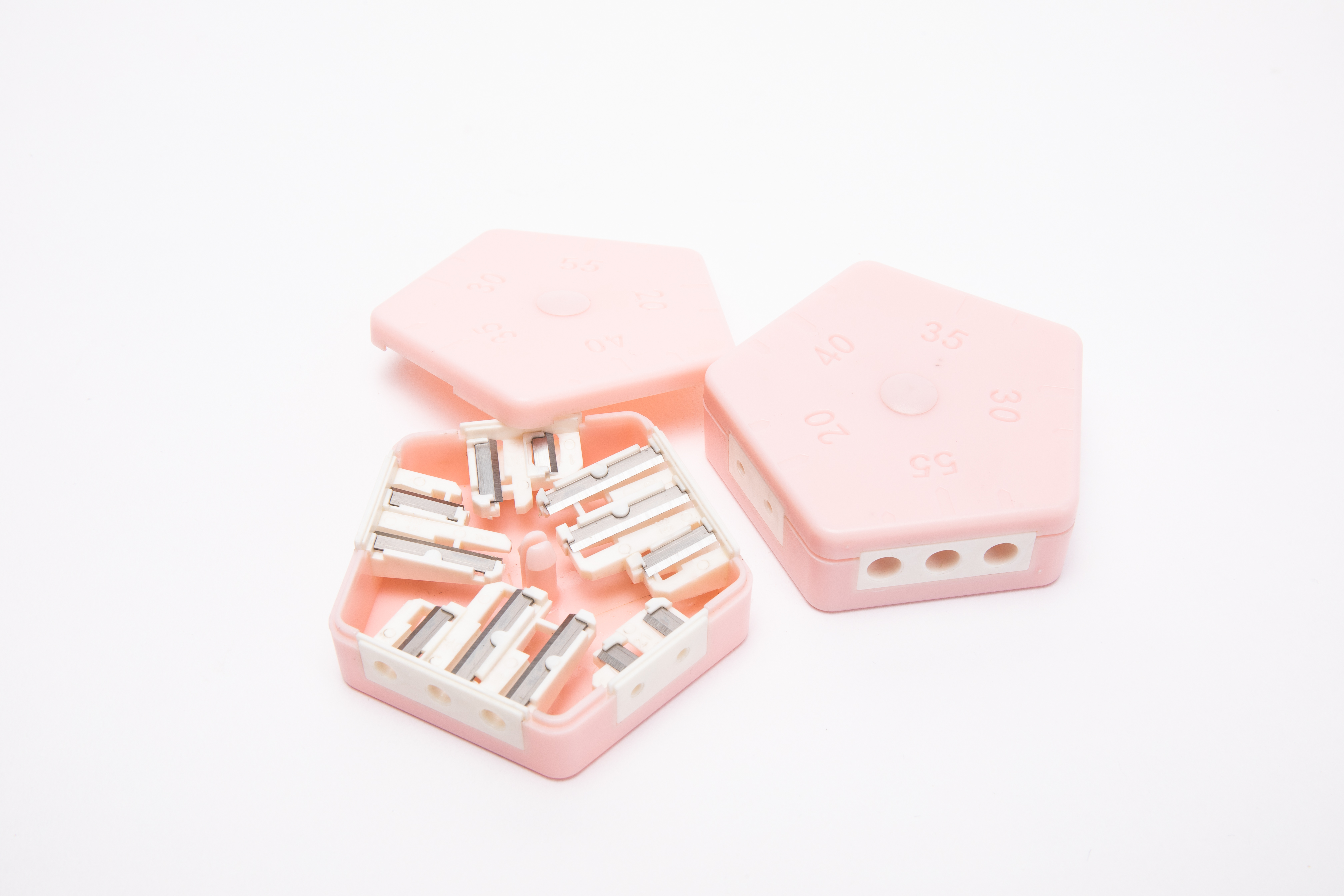ABS Clock Pattern Pencil Lead Sharpener Alloy Steel