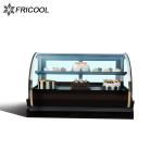 CT530A Single Temperature Curved Glass Refrigerated Bakery Display Case 130L