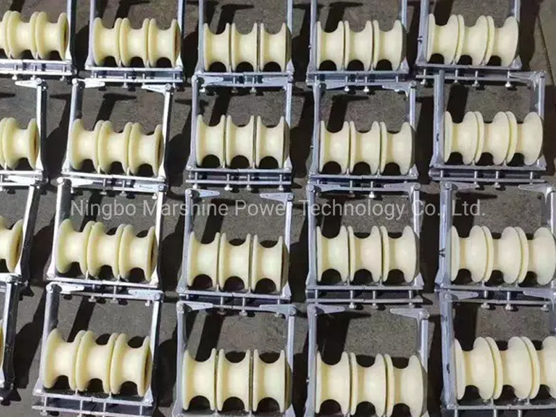 Line Fittings Triple Pulley Block Transmission Line Stringing Tools