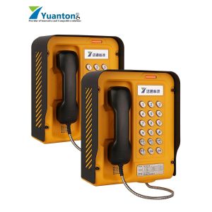 IP68 Weatherproof Industrial Telephone with Magnetic Handset and Telescopic