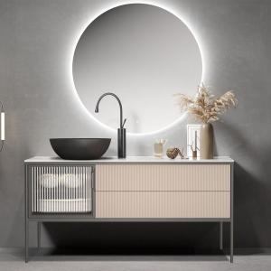 China Countertop Installation Type bathroom Wash Basin With Concrete Surface wholesale