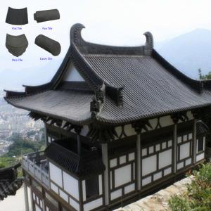 China Kawara Japanese Clay Roof Tile Metro Gardens Roofing Tile Bad Weather Resistant wholesale