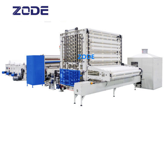 HMI 350m per min in PLC Kitchen Towel Machine for Converting Making