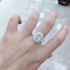 China OEM Wedding 925 Sterling Silver Rings For Girl 8mm wholesale
