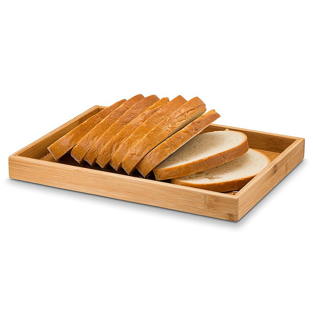 Supply Bamboo Bread Slicing Machine with Multifunctional Design 34cm x 24cm x 21cm