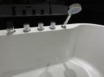 pure acrylic Villa Soaking Freestanding Bathtubs 1500x750x580mm