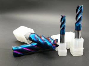 China 1- 4 Flute Carbide End Mill , HRC 60/65/68 Milling Cutters End Mill For Stainless Steel wholesale