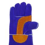 Cowhide Leather Gloves Wear Resistant Extended Leather Palm Gloves Protection
