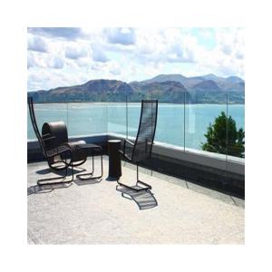 China U Channel Glass Balustrade Outdoor Custom Glass Balustrade Handrail wholesale