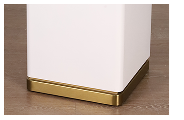 Wholesale High Quality Luxury Top Garde Five Star Hotel Office Standing Metal Trash Can Lobby Dustbin