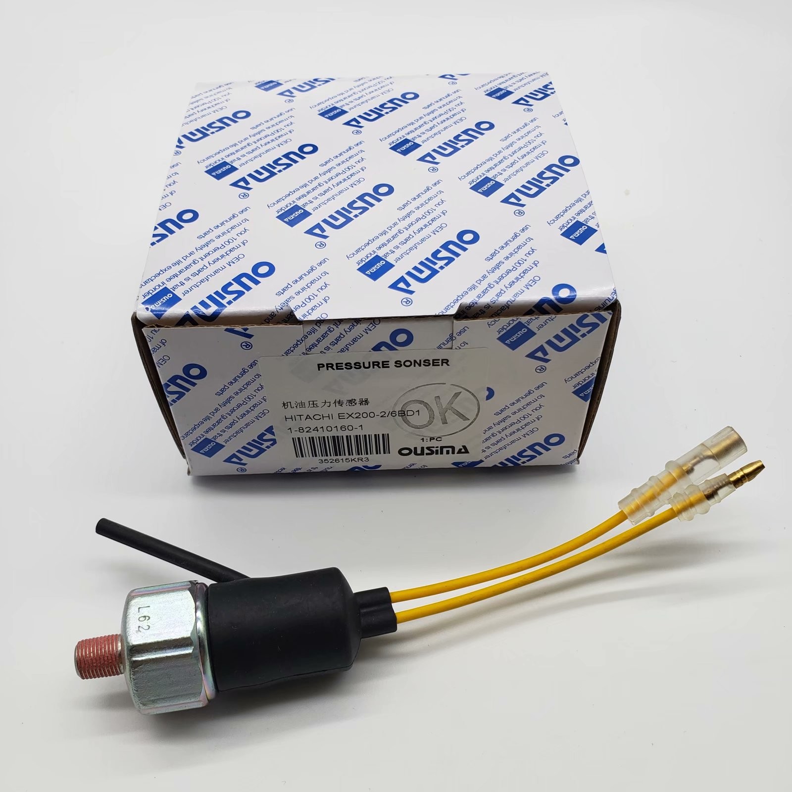 OUSIMA Eletric Excavator 1-82410160-1 Oil Pressure Sensor