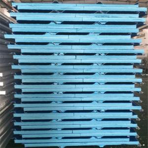 China 50mm painted steel corrugated XPS pu sandwich panels for steel structure roof wholesale