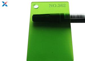 China 2mm Translucent Green Coloured Acrylic Sheet Extruded Perspex Plate wholesale
