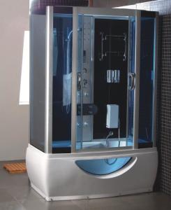 China rectangular steam shower room with jacuzzi wholesale